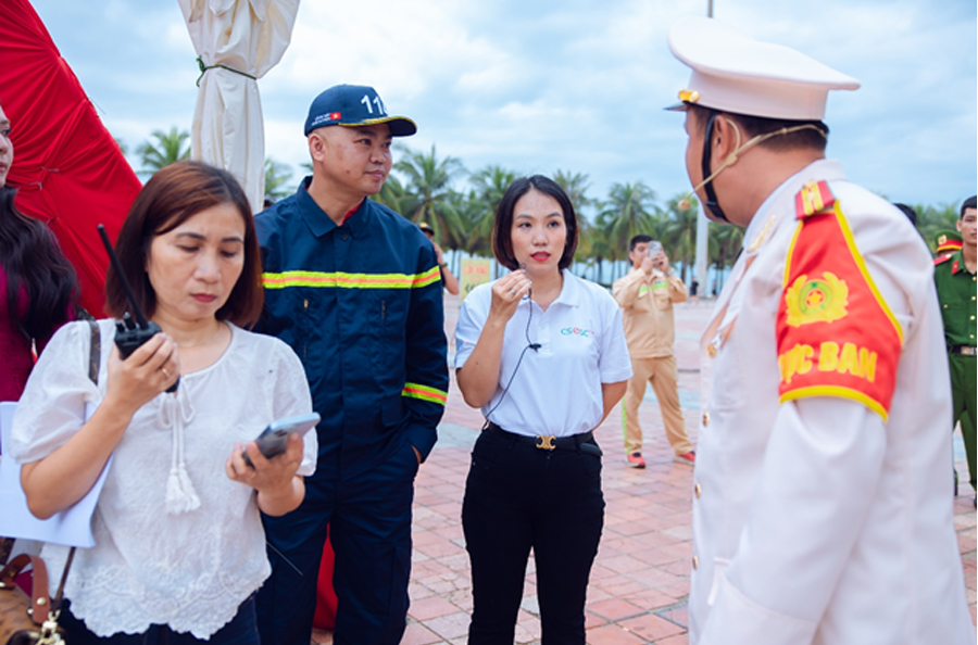 Diễn tập pccc  tại đ&agrave; nẵng